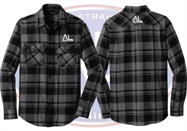 AL Flannel - Grey/ Black