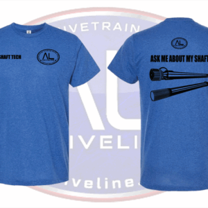 Men's "Ask Me About My Shaft" Shirt - Blue